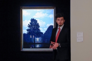 High expectations: New York auction records expected for a Magritte... and a banana