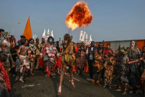 Let the rituals begin: Hindu pilgrims take the sacred plunge at Kumbh Mela