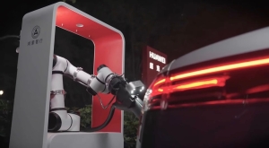 All you have to do is park: Huawei introduces 100pc automated charging stations powered by robots to top up your EVs, set to deploy in China this year